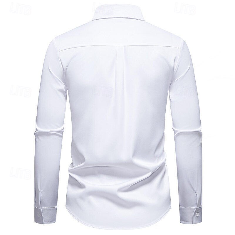 Per uomo Camicia Camicia estiva Maglietta informale Camicia da spiaggia Camicia con bottoni Nero Bianco Manica lunga Floreale Bavero Da mare Hawaiano Con ricami Abbigliamento Poliestere Di tendenza del 2025 a $36.99 –P14