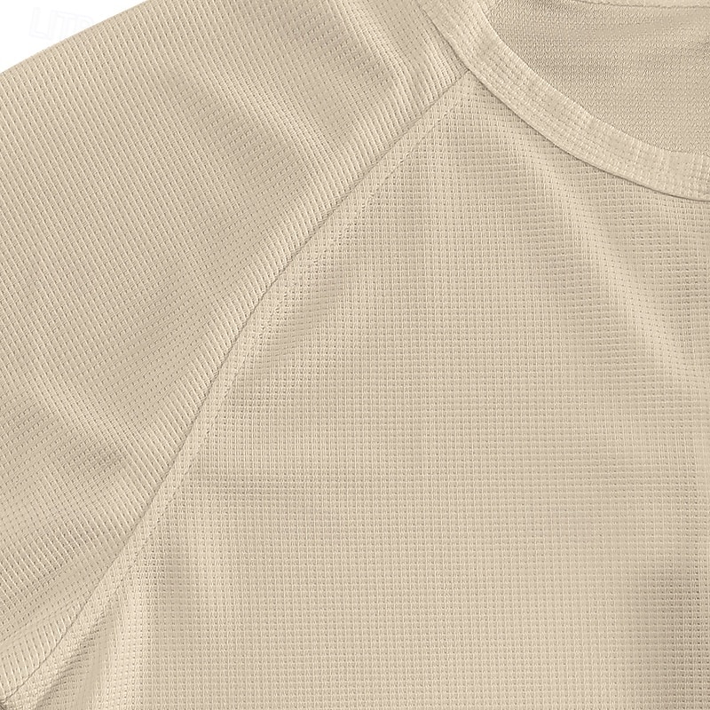 Pánské Tričko s knoflíkem Tričko Waffle Henley košile Tričko Henley Dlouhý rukáv Henley Jaro Podzim Bez vzoru Módní Designové Základní Knoflíky Dovolená ulice Jdeme ven Černá Bílá Královská modř Top 2025 - $17.49 –P5