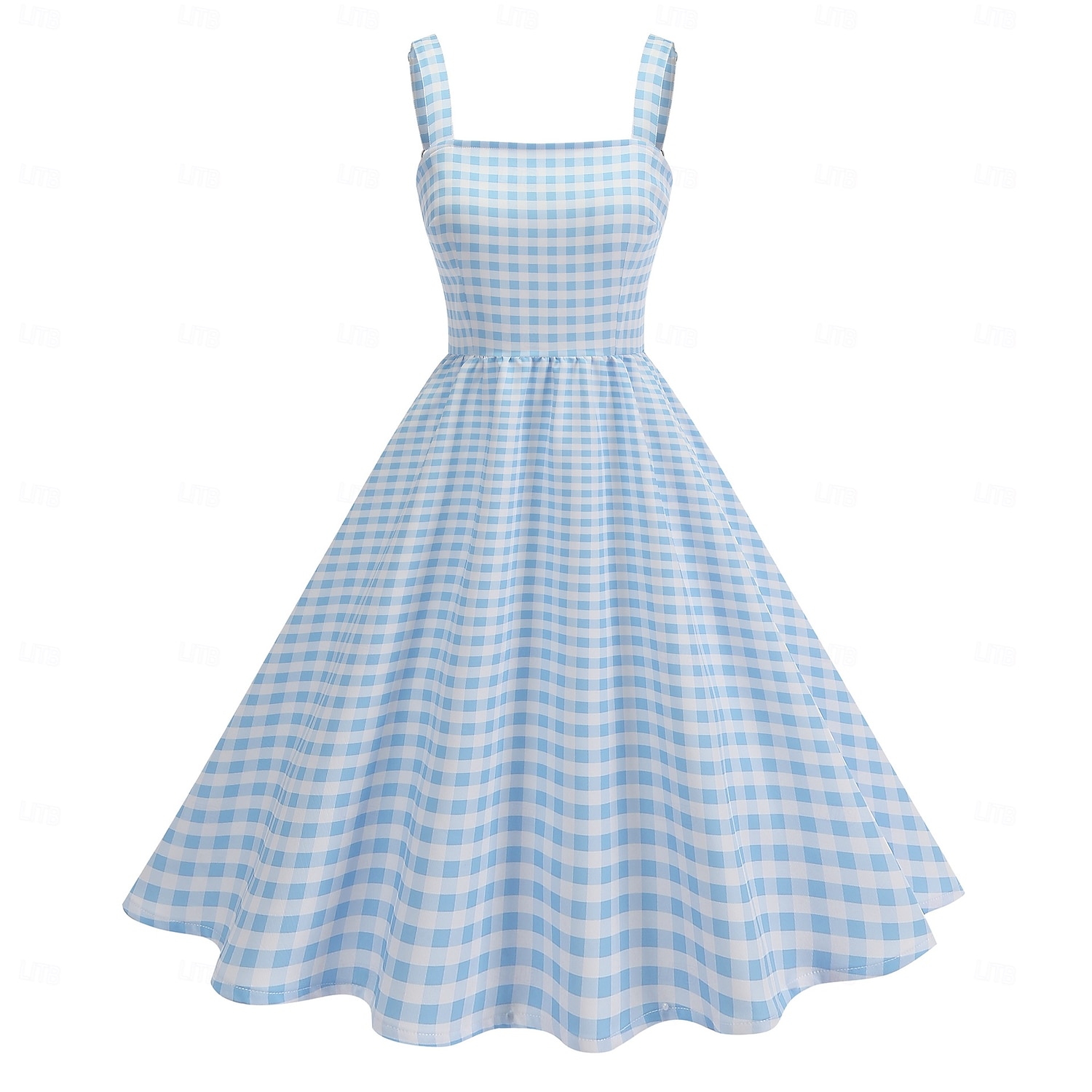 Retro Vintage 1950er Kleid Swing-Kleid Karomuster Damen Karneval Maskerade Alltagskleidung Junggesellinnenabschiedsparty Erwachsene Kleid Abschlussballkleider 2025 - $33.99 –P13