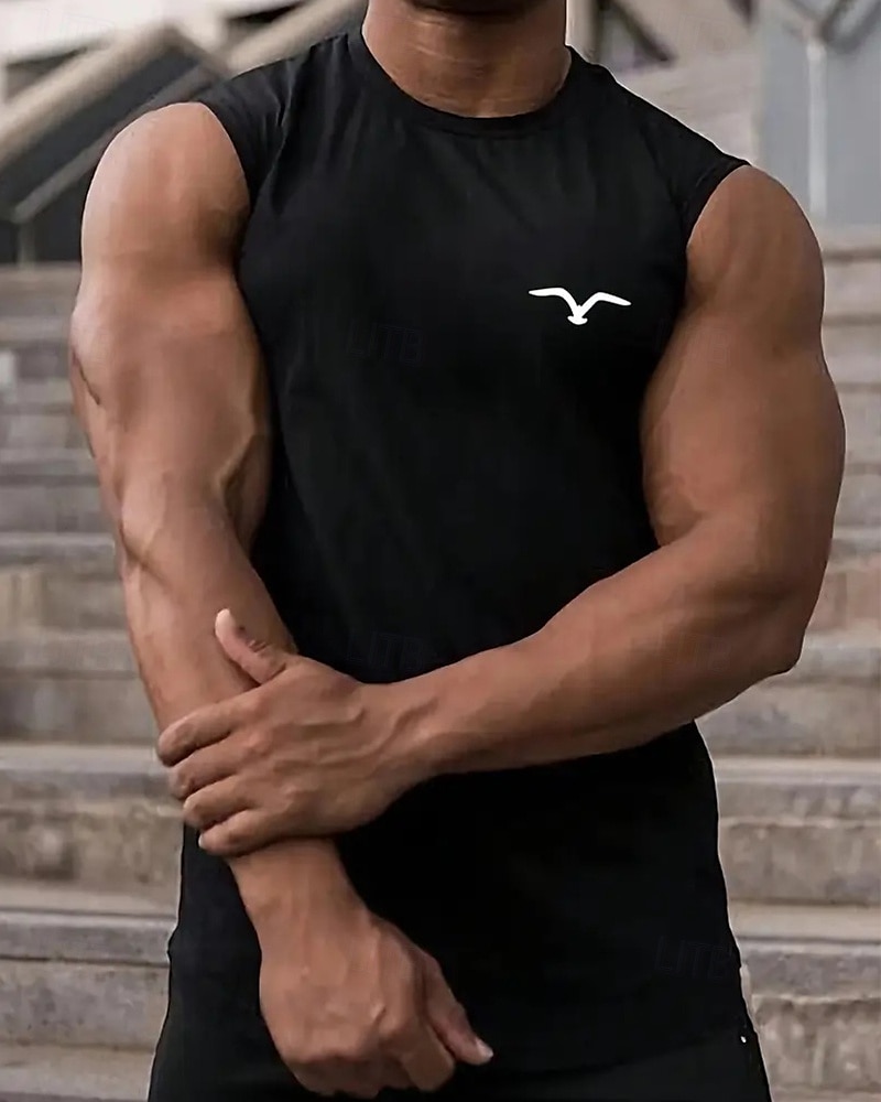Homme Débardeur Sous-Vêtements T-shirt sans manches Sans manches Col Rond Été Graphique Mode Designer Vacances Rue Sortir Noir Blanche Jaune T-shirt haut de gamme pour homme de 2025 ? $6.99 –P7