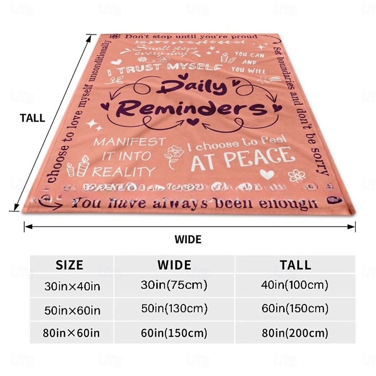 coperta per la festa della mamma, una lettera alla mamma, regalo per la festa della mamma, coperta morbida e accogliente, regalo perfetto per la mamma, motivo floreale o a cuore, calda e confortevole del 2025 a $19.99 –P3