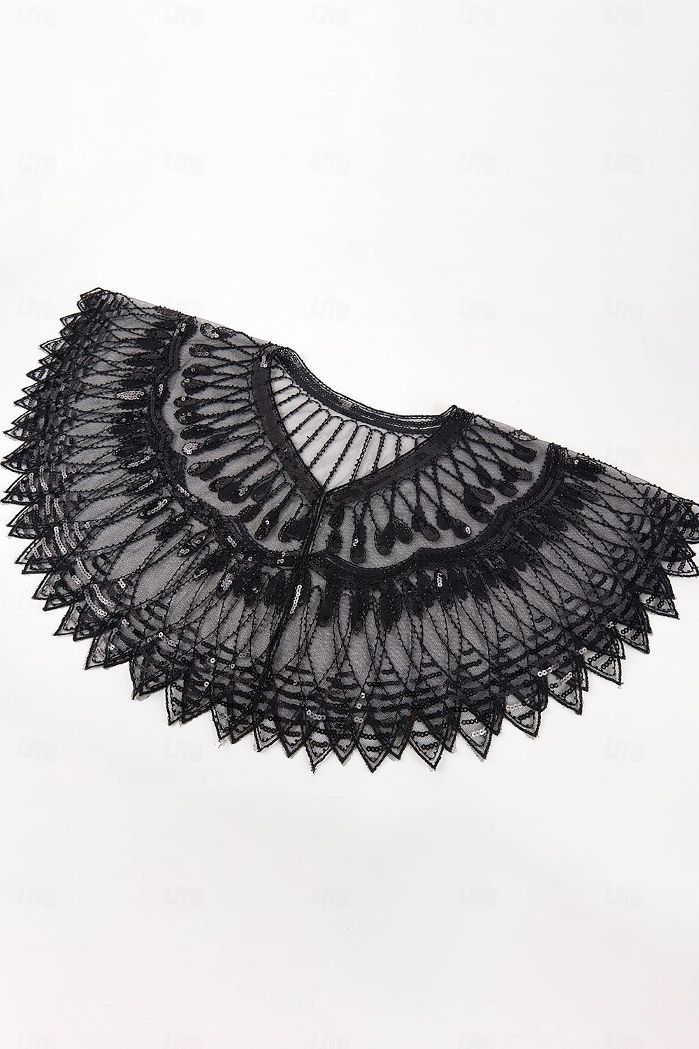 Rugido 20s 1920s Retro Antiguo Chales estilo flapper El gran Gatsby Chica de la aleta Lentejuelas Franja Disfraz Mujer Carnaval Fiesta de Noche Boda Mascarada Adulto Chal 2026 - $15.49 –P14