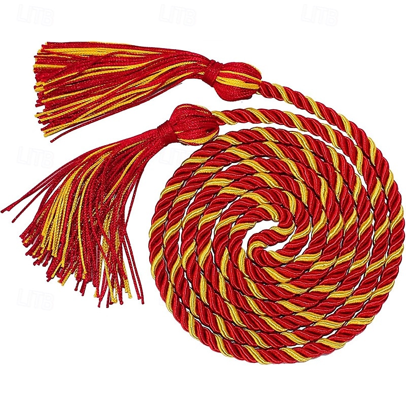 Lot de 10 cordons d'honneur de remise de diplôme de 67 pouces, cordons d'honneur à pompon de remise de diplôme, cordons d'honneur en vrac pour étudiants diplômés de 2025 ? $20.99 –P12