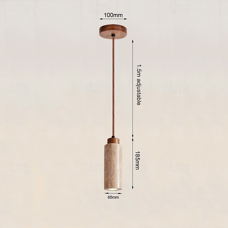18 cm Design de Lanterne Suspendue Formes Géométriques Suspension Pierre Style Artistique Style Formel Le style rétro ancien Traditionnel / Classique 110-120V 220-240V de 2025 ? $102.99 –P4