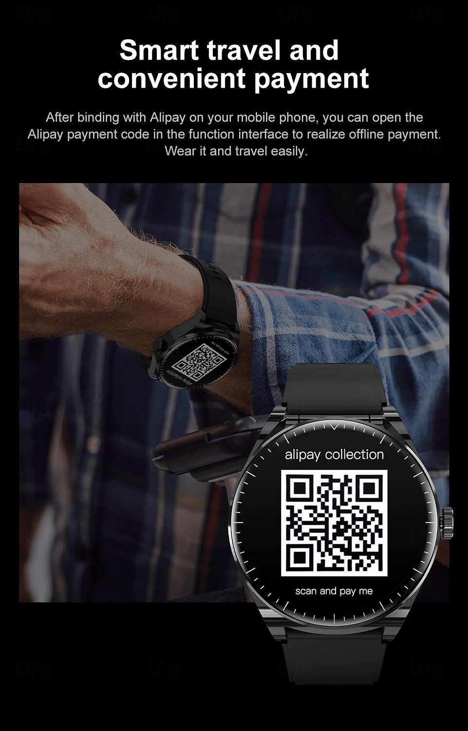 696 N15 Εξυπνο ρολόι 1.53 inch Έξυπνο ρολόι Bluetooth ΗΚΓ + PPG Βηματόμετρο Υπενθύμιση Κλήσης Συμβατό με Android iOS Γυναικεία Άντρες Κλήσεις Hands-Free Υπενθύμιση Μηνύματος IP 67 Θήκη ρολογιού 51mm 2025 - $73.99 –P12
