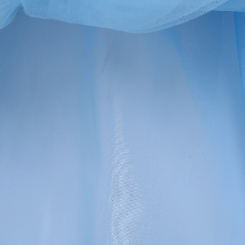 Buchwoche 2026, Mädchenkleid, Cosplay-Kleid, Prinzessinnenkleid, einfarbig, kurzärmelig, Kostüm für Aufführungen und Partys, Patchwork-Kleid, bezauberndes Spitzenkleid, Midikleid, Tüllkleid, Sommerkleid, Frühling 2026 - $41.99 –P9