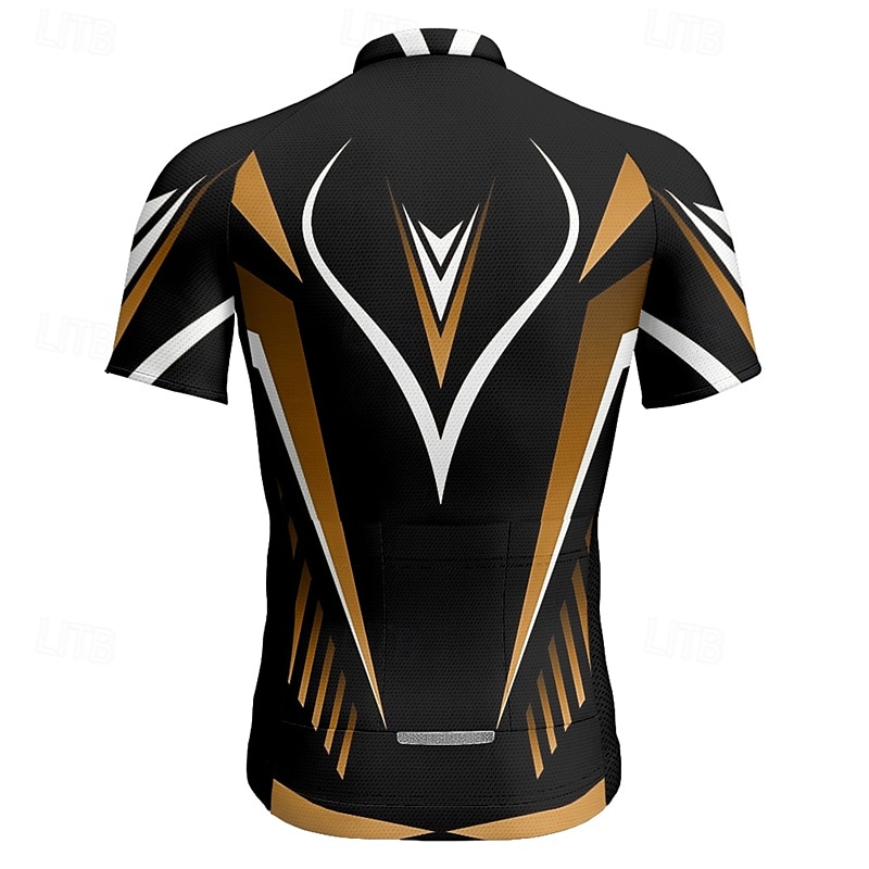 Homme Maillot Velo Cyclisme Manche Courte Cyclisme Tee-shirt Maillot avec 3 poches arrière VTT Vélo tout terrain Respirable Séchage rapide Conception anatomique Mèche Jaune Rouge Bleu Des sports de 2025 ? $20.79 –P13