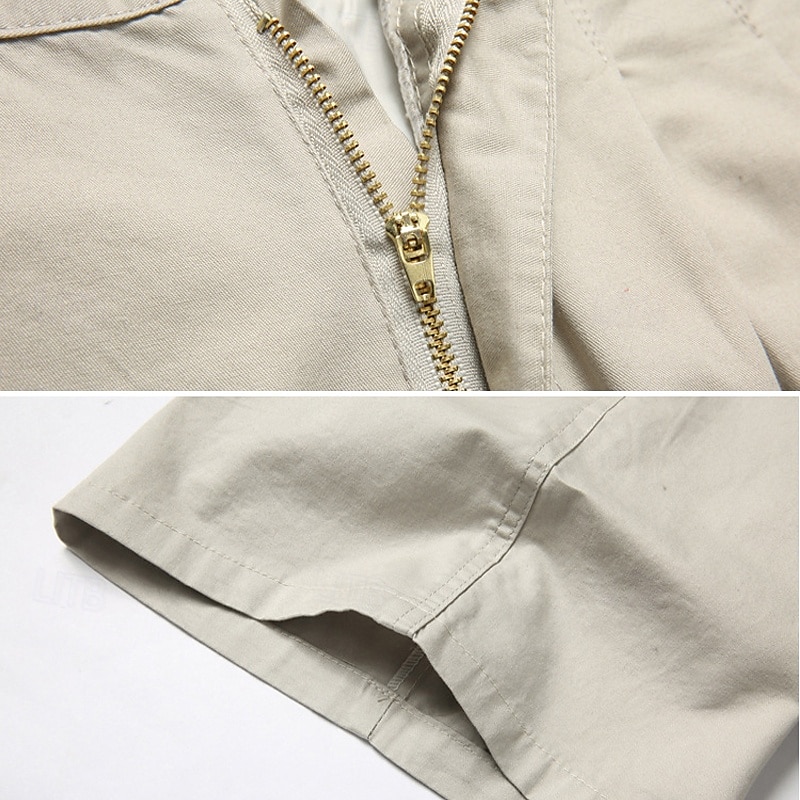 Ανδρικά Φόρεμα Σορτς Σορτς εργασίας Σορτς του γκολφ Τσέπη Σκέτο Άνεση Αναπνέει Μήκος γόνατος ΕΞΩΤΕΡΙΚΟΥ ΧΩΡΟΥ Επιχείρηση Αθλήματα Καθημερινό Μαύρο Χακί 2026 - $20.99 –P3