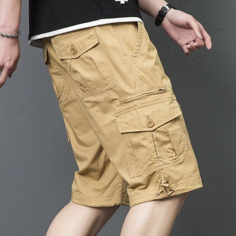 Per uomo Pantaloncini cargo Shorts Pantaloncini Estivi Coulisse Elastico in vita Multi-tasche Semplice Comodità Indossabile Lunghezza al ginocchio All'aperto Sport Quotidiano Moda Casual Nero Giallo del 2025 a $26.99 –P1