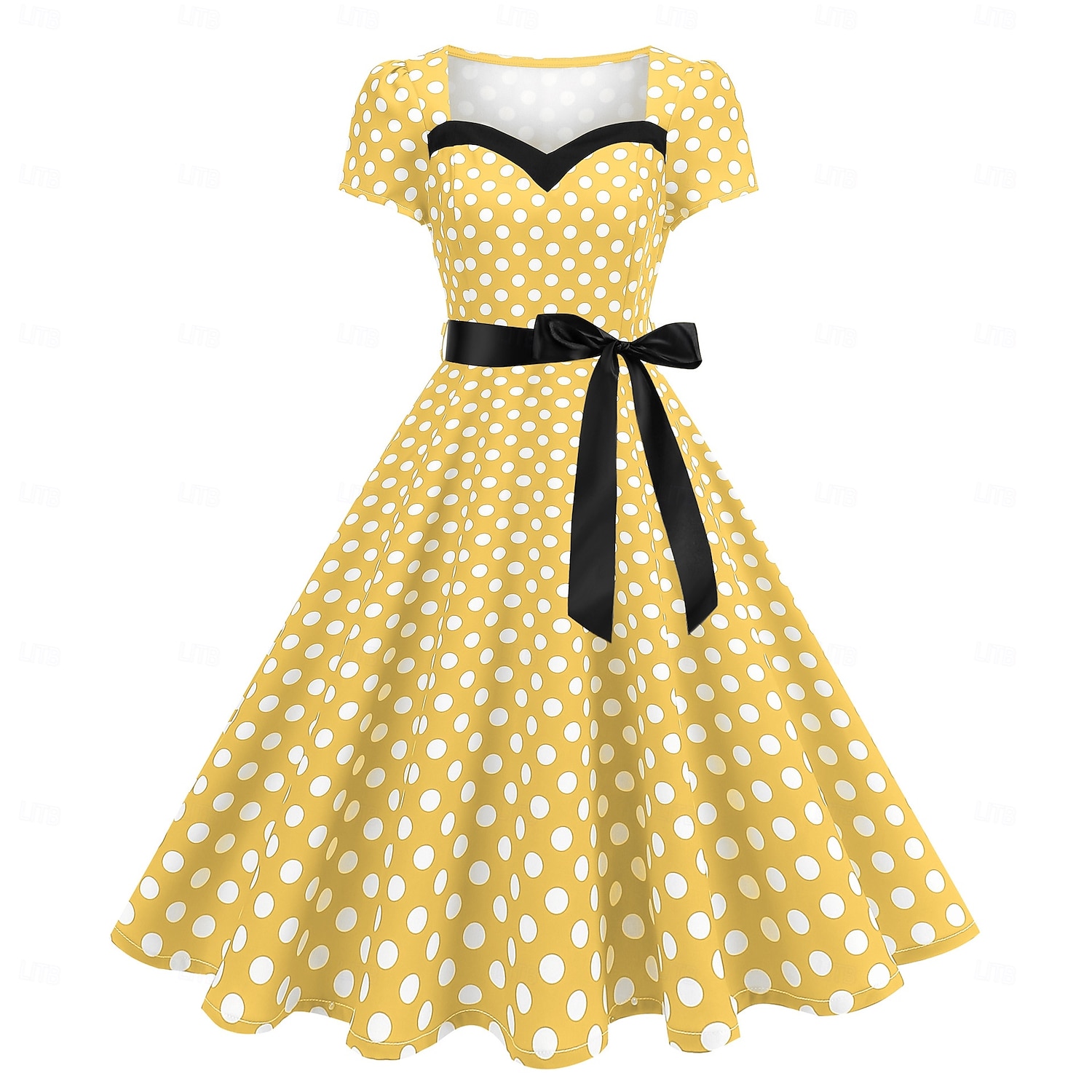 Retro Vintage 1950s Dress Swing Dress Polka dots Women's Carnival Masquerade Daily Wear Bachelorette Party Adults' Dress Homecoming Dresses 2025 - $41.99 –P11