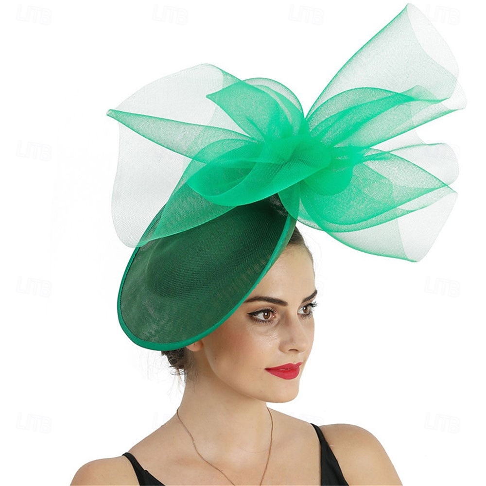 Nakrycie Głowy Kapelusz Fedora Lnianą Na Ślub Urodziny Wieczorną Imprezę Herbatkę Wyścigi Konne Elegancki Vintage Uroczy Z Piórem Kwiatowym Nakryciem Głowy 2025 - $19.99 –P2