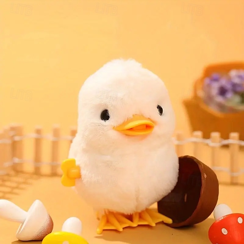 jouet en peluche de simulation interactif - poulet/canard sauteur petit animal cadeau d'anniversaire de 2025 ? $16.99 –P9