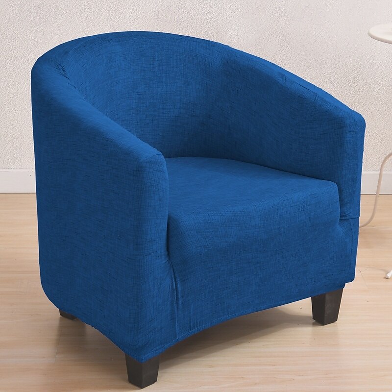 capa de cadeira de poltronas de banheira de clube, capa de sofá simples de lã polar, capas elásticas para sofás, protetor de móveis de sala de estar de 2025 por $31.99 –P8