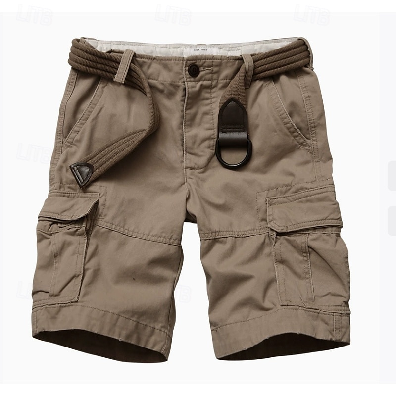 Homens Bermuda Cargo Shorts camuflados Shorts de verão Botões Bolso multi Bolso com aba Tecido Côr Camuflagem camuflagem Conforto Vestível Comprimento do joelho Ao ar livre Esporte Diário Moda Casual de 2025 por $51.99 –P11