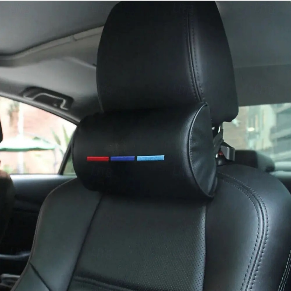 assento de carro cabeça pescoço travesseiro proteção pu auto apoio de cabeça descanso viagem carro encosto de cabeça pescoço acessórios de 2025 por $21.99 –P6