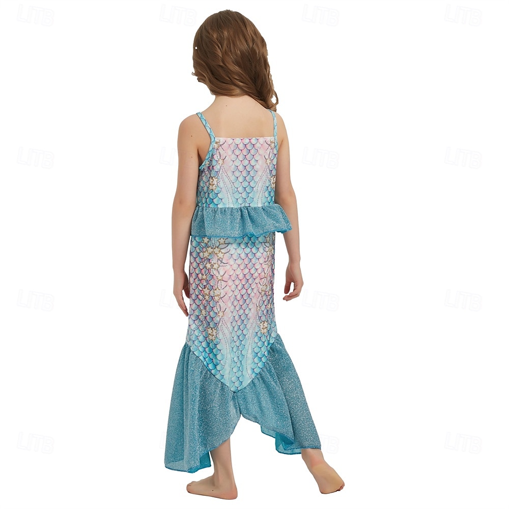 The Little Mermaid Little Mermaid Princess Mermaid Dress Theme Party Costume Cosplay Movie Cosplay for Girls' Kid's Carnival Masquerade Party Holiday 2025 - $30.99 –P14