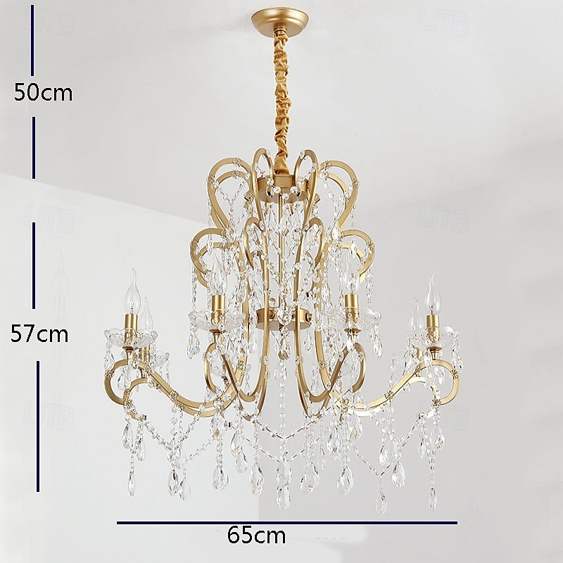 4-Light 6-Light 50 cm Pendant Lantern Design Chandelier Metal Painted Finishes Modern 110-120V 220-240V 2025 - $648.27 –P3