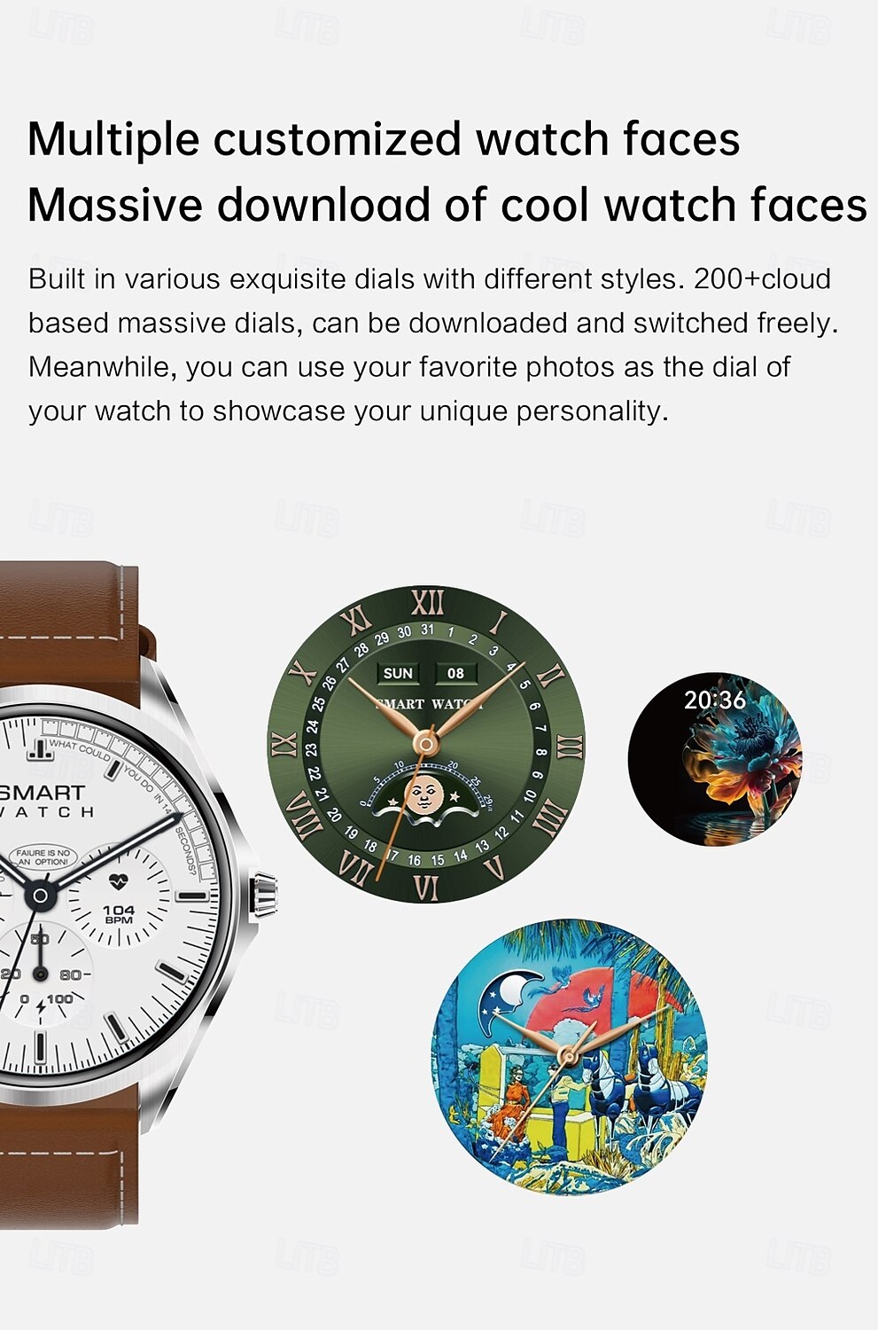 696 TN88 Orologio intelligente 1.43 pollice Intelligente Bracciale Bluetooth Pedometro Avviso di chiamata Monitoraggio del sonno Compatibile con Android iOS Da donna Da uomo Chiamate in vivavoce del 2025 a $65.99 –P8