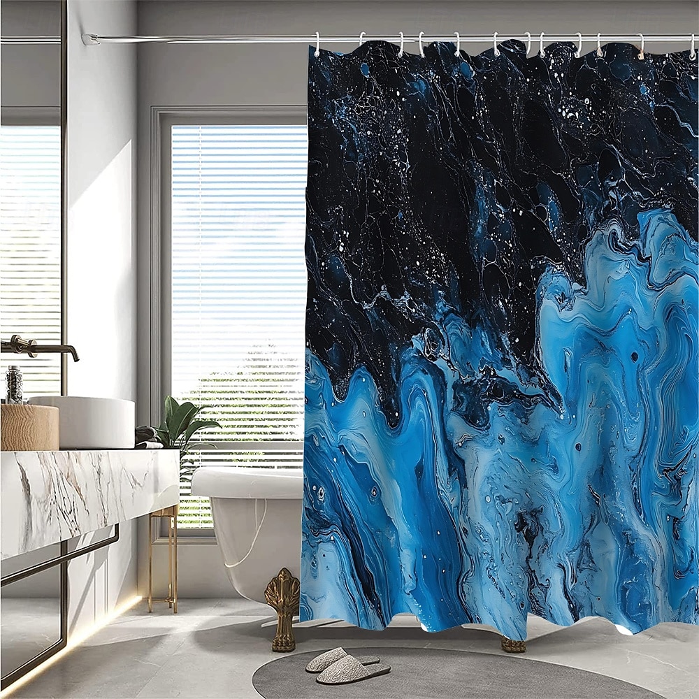 Shower Curtain with Hooks 180cm*180cm(70"*70") Polyester Washable Waterproof Pattern Bathroom Bathtub Decor Abstract Graffiti 2025 - $19.99 –P1
