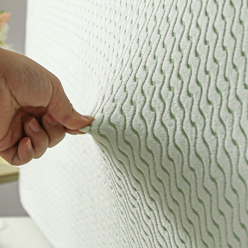 1 stk hodegjerdetrekk elastisk jacquard nattbordstrekk for seng på soverommet enkelt å rengjøre hodegjerdetrekk 2025 - $25.99 –P16