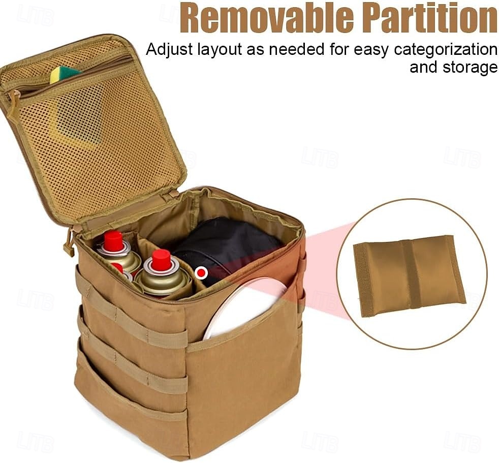 sac de rangement pour ustensiles de cuisine de camping en plein air, couleur unie, taille moyenne, sac à main pour pique-nique en plein air de 2025 ? $22.99 –P4