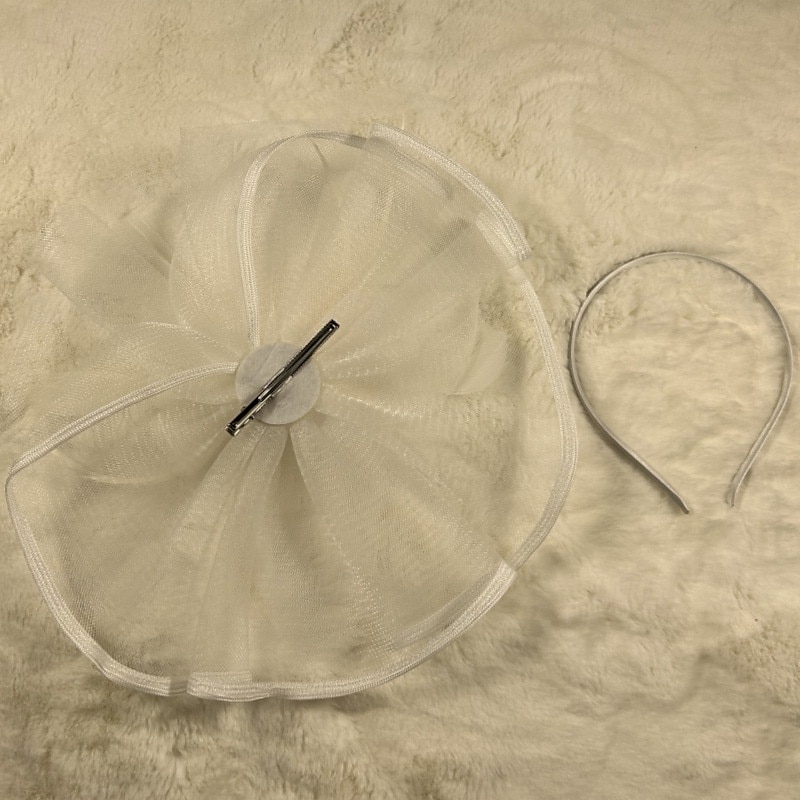 Peça para Cabeça Tule Penas Casamento Festa de Noite Elegante Casamento Com Cor Pura Capacete Chapéu de 2025 por $17.49 –P4