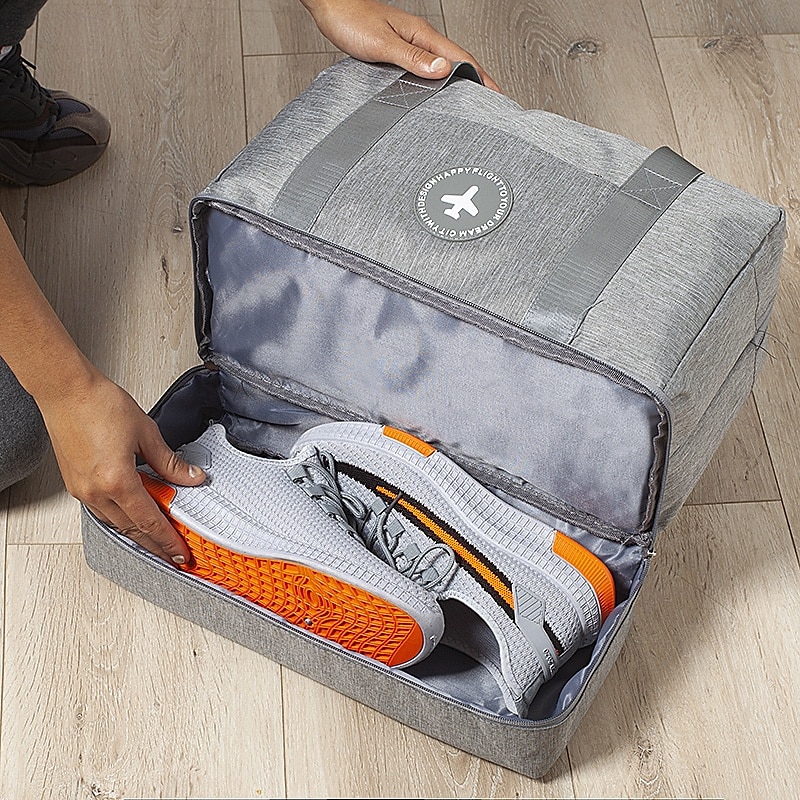 Borsa da viaggio Weekender Bag con scomparto per scarpe borsa da palestra con separazione umido-asciutto per donne e uomini borsa bagaglio impermeabile con separazione umido-asciutto organizzatore del 2025 a $14.99 –P5