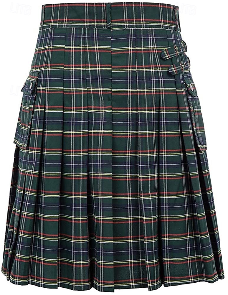 Punk és gótika Középkori Szoknya Kilts skót Férfi Kelta Alkalmi / Napi Felnőttek Szoknya 2025 - $35.99 –P11