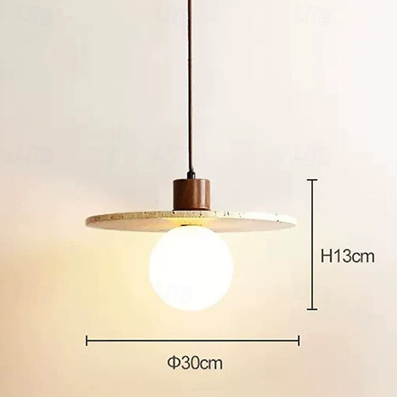 30 cm Design de Lanterne Suspendue Formes Géométriques Suspension Pierre Verre Style Artistique Style Formel Le style rétro ancien Traditionnel / Classique 110-120V 220-240V de 2025 ? $229.99 –P5