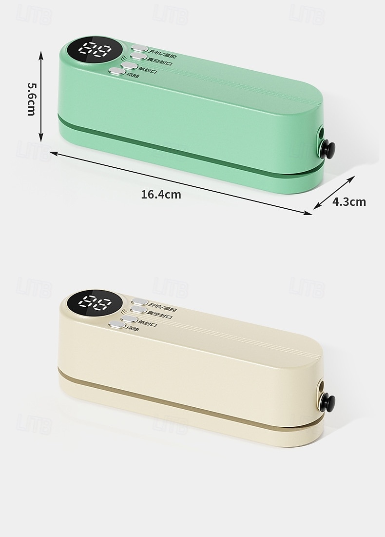 Wireless Vacuum Sealer, USB Rechargeable Automatic Mini Sealing Machine, Home Use Food Storage Vacuum Bags, Air Pump & Seal Function 2025 - $30.99 –P3