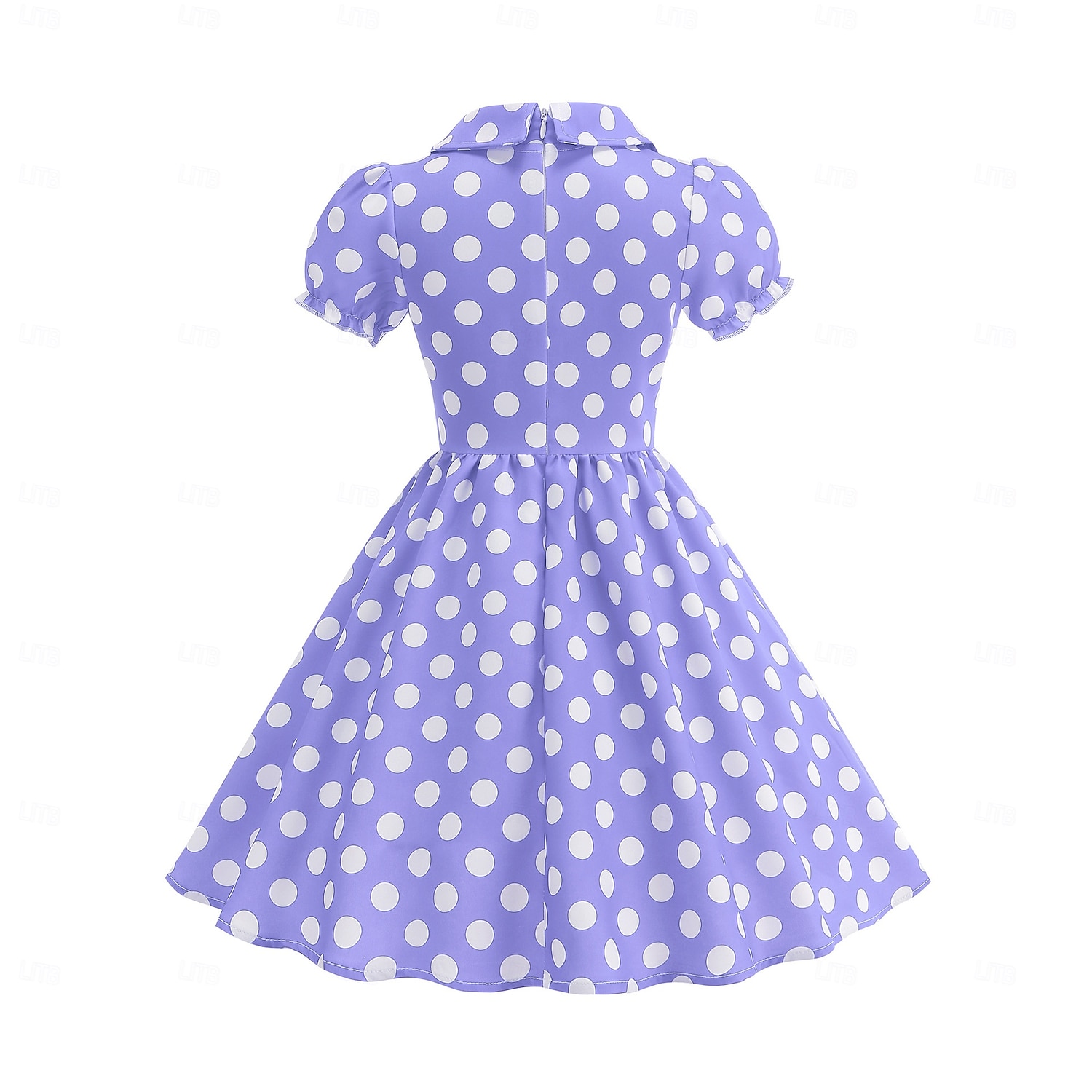 Retro / vintage Femtiotal Klänningar Swing klänning Prickiga Flickor Karnival Maskerad Dagliga kläder Möhippa Barn Klänning Hemkomstklänningar 2025 - $26.99 –P14