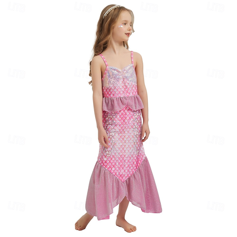 La Sirenetta Principessa Sirena Vestito Costume per festa a tema Cosplay Cosplay di film for Ragazze Bambini Carnevale Mascherata Feste Ferie del 2025 a $34.09 –P8