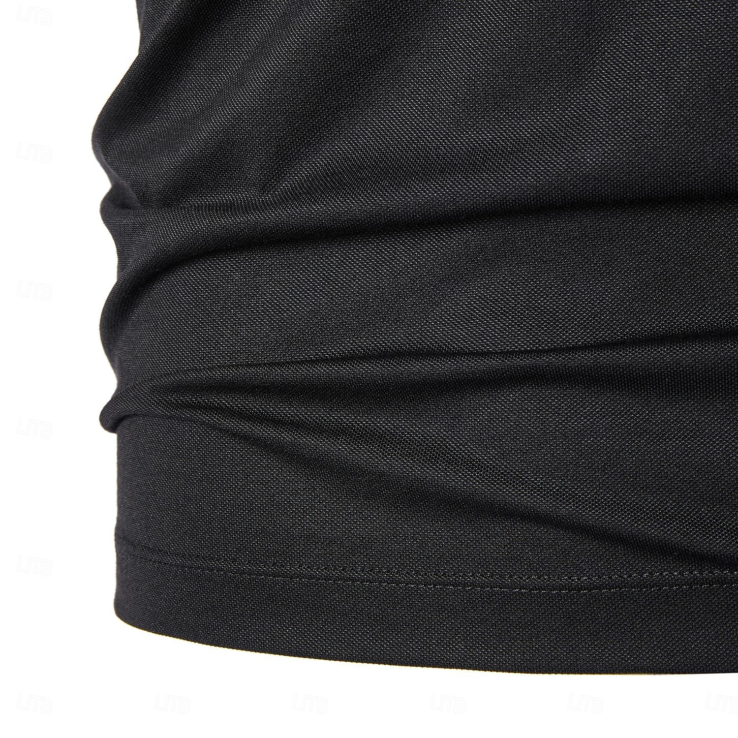 Pánské Pólo Práce ulice Klasický Krátký rukáv prázdniny Módní Pevná barva Proužky Knoflíky Stripe-Trim Léto Jaro Černá Bílá Světle šedá Pólo 2025 - $35.99 –P6