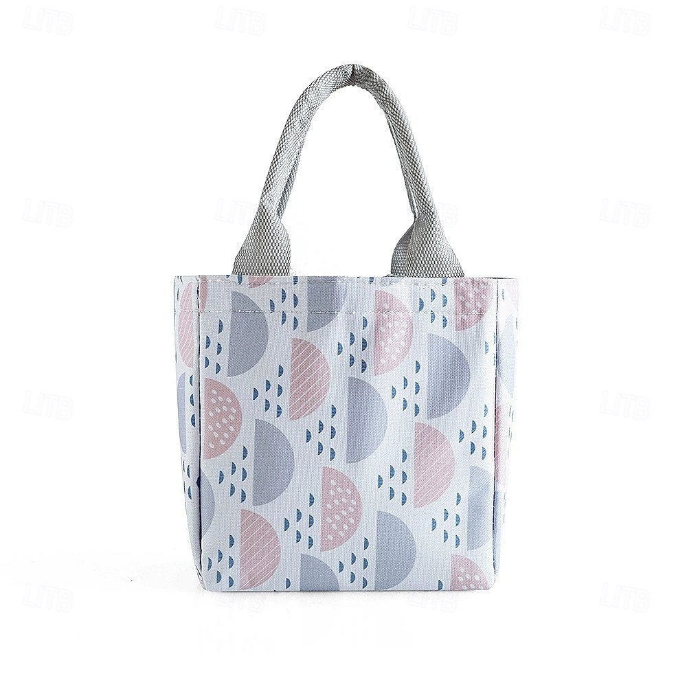 Imitation Hemp Insulated Lunch Bag – Portable Handheld Food Carrier for Students, Fresh-Keeping Picnic Tote 2025 - $13.99 –P6