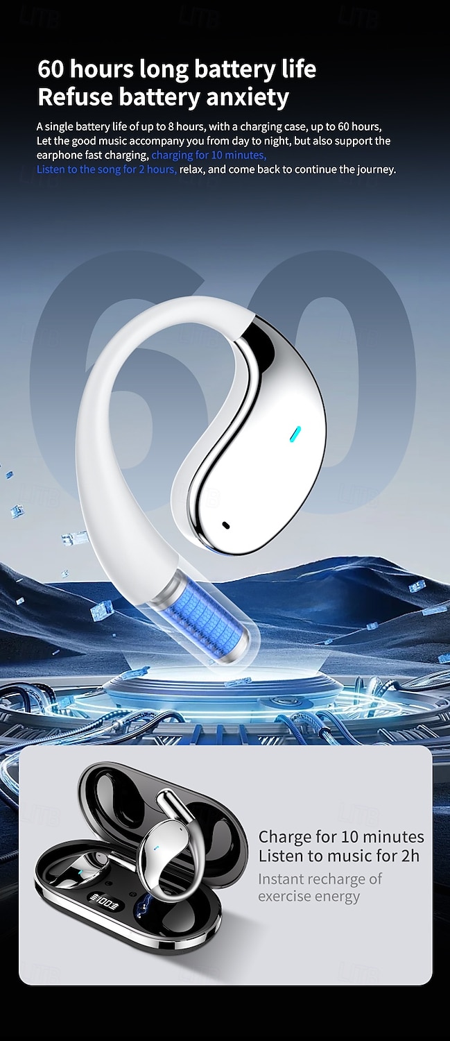 3-в-1 беспроводные наушники BT V5.4 с реальным переводом музыка перевод на 144 языка сенсорные наушники ИИ переводные наушники подарок на День святого Валентина 2026 - $18.99 –P10