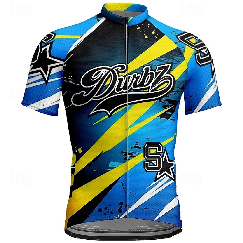 Homme Maillot de cyclisme Manche Courte Cyclisme T-shirt Maillot avec 3 poches arrière VTT Vélo tout terrain Respirant Séchage Rapide Design Anatomique Évacuation de l'Humidité Pourpre foncé Bleu de 2025 ? $25.99 –P14