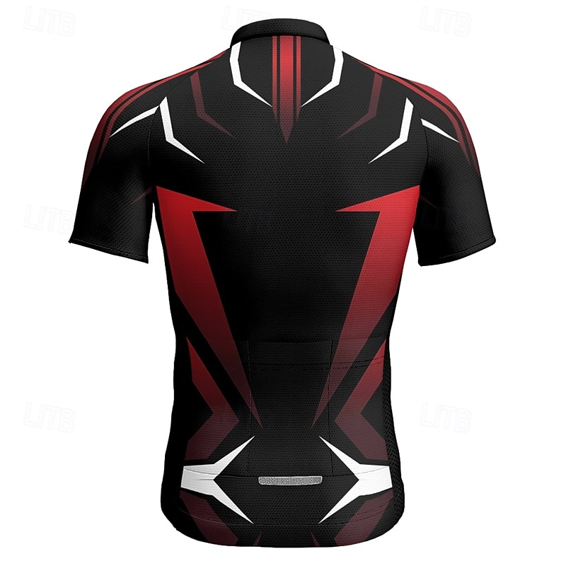 Men's Cycling Jersey Geometric Short Sleeve Bike Tee Tshirt Jersey with 3 Rear Pockets Mountain Bike MTB Quick Dry Anatomic Design Wicking Breathable Sports Yellow Red Blue Clothing Apparel 2026 - $28.99 –P6