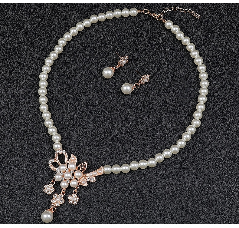 Pendientes Set 1 juego Legierung Pendientes Collare Mujer Lujo Conjunto de joyas Para Festival 2025 - $11.99 –P4