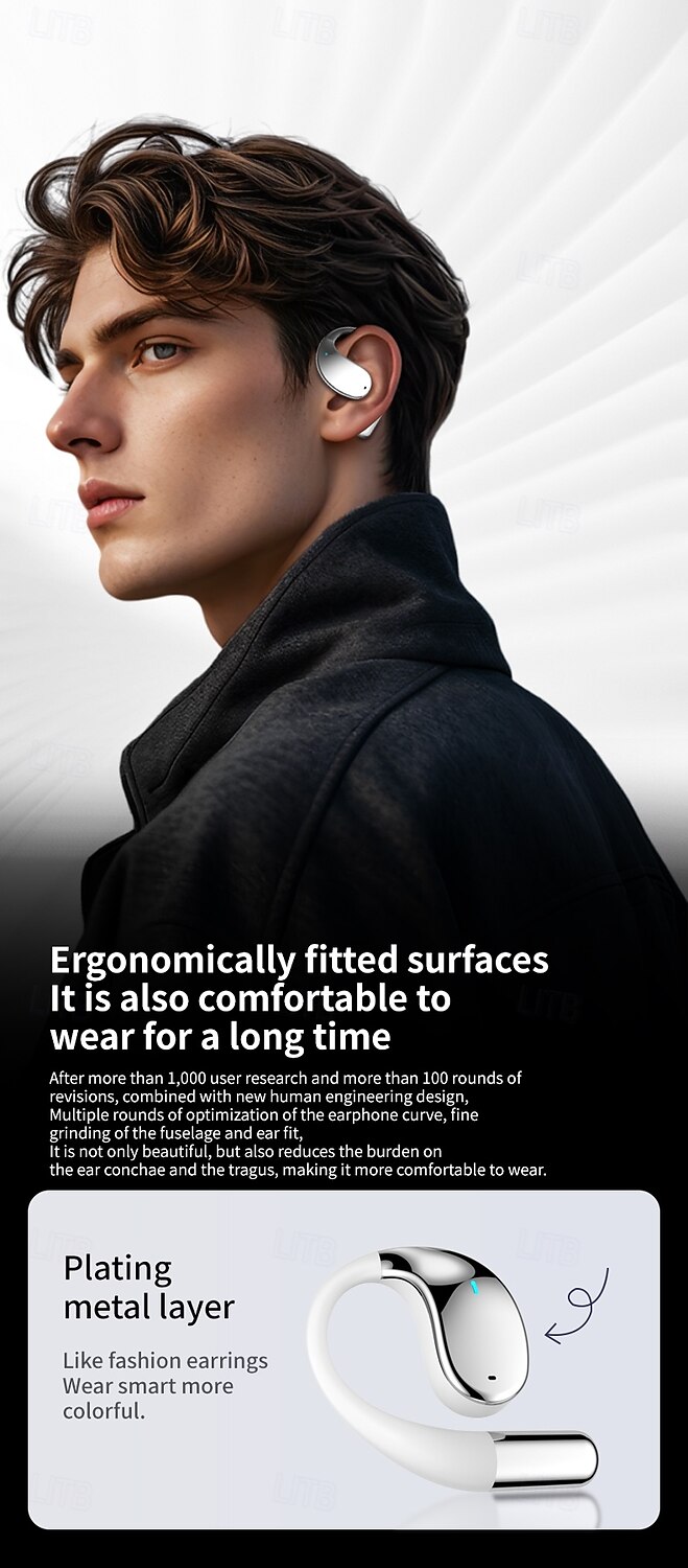 3-в-1 беспроводные наушники BT V5.4 с реальным переводом музыка перевод на 144 языка сенсорные наушники ИИ переводные наушники подарок на День святого Валентина 2026 - $18.99 –P3