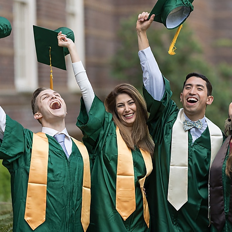 stola di laurea unisex, fascia di laurea semplice, stola d'onore per studenti, fascia in lamina d'oro con tessuto glitterato della classe del 2025, stola d'onore per cerimonia di laurea del 2025 a $4.99 –P2