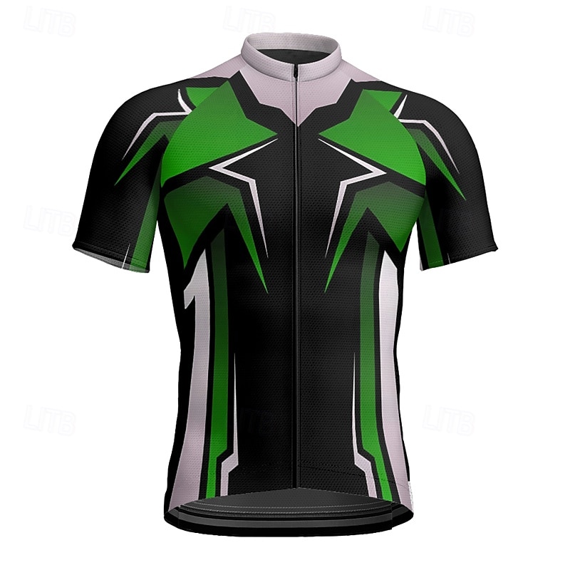 Bărbați Jersey de ciclism Manșon scurt Bicicletă Tricou Tee Jerseu cu 3 buzunare spate Ciclism montan Respirabil Uscare rapidă Proiectare anatomică Wicking Galben Rosu Albastru Sport Îmbrăcăminte 2025 - $25.99 –P13