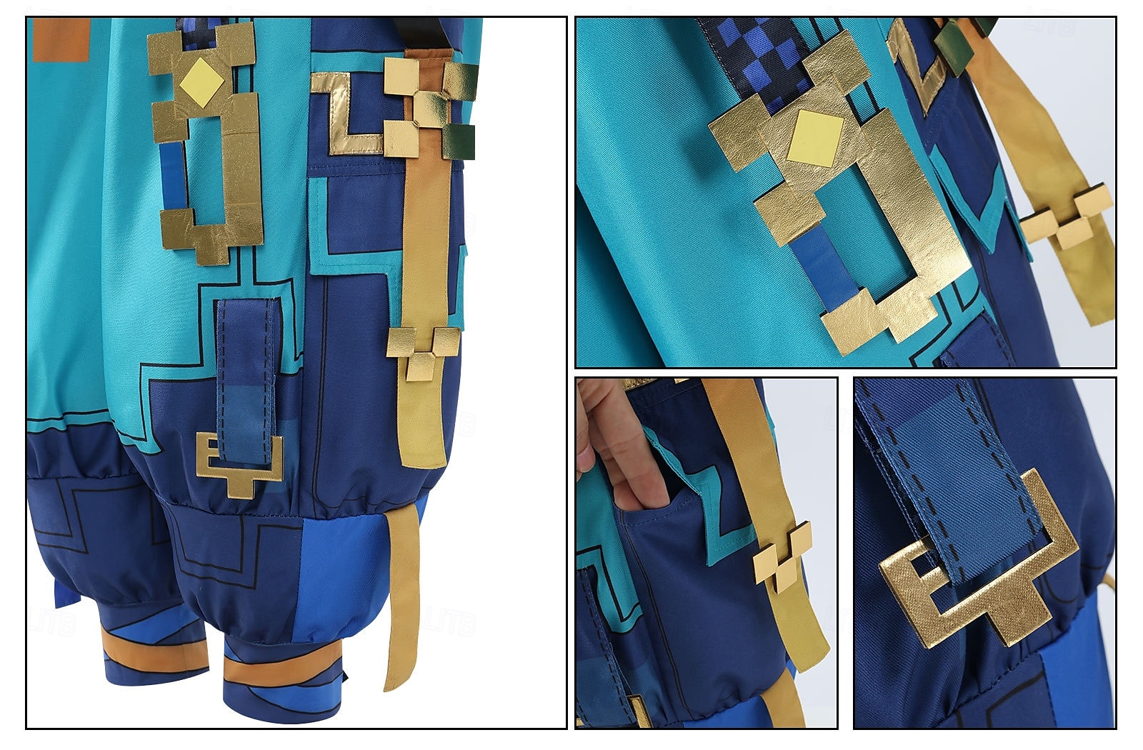 Genshin Impact Kinich Anime Cosplay kostým Boty Cosplay Paruky Cosplay obleky Cosplay Paruky Cosplay boty Karneval Plesová maškaráda Výkon Párty Vrchní deska Kalhoty Korzet Pro Pánské Dospělé 2025 - $69.64 –P10