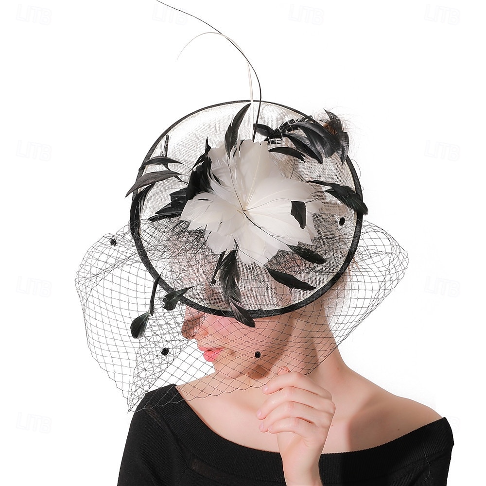 Accesoriu de Păr Pene Nuntă Serată Elegant Nuntă Cu Pene Diadema Articole Pentru Cap 2025 - $31.99 –P3