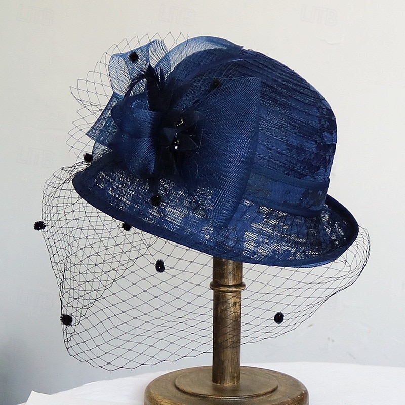 1950s Retro Vintage Hat Women's Valentine's Day Derby Ascot Horse Racing Festival Adults' Hat All Seasons 2026 - $33.99 –P12