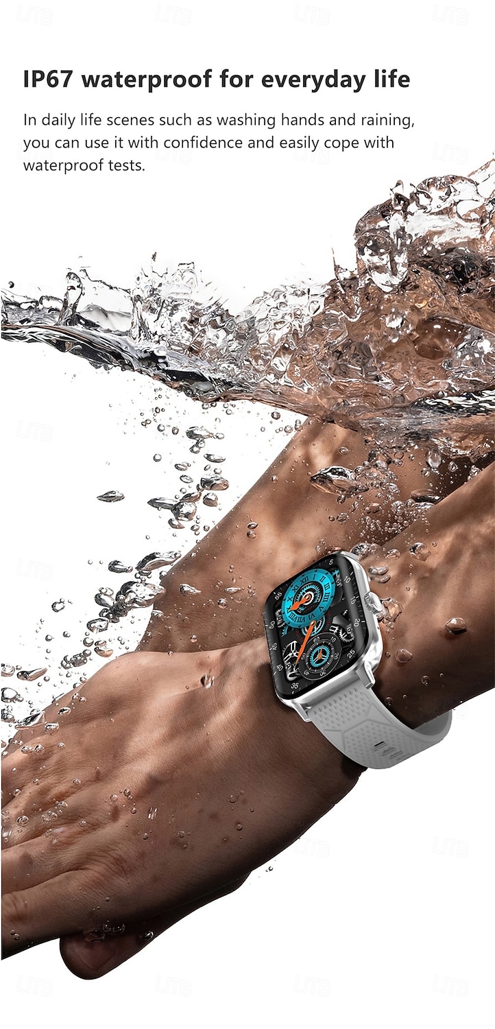 696 F12 Smart Watch Monitor aktywności Fitness ECG PPG Bluetooth Przypomnienie o połączeniu Android iOS IP67 38mm 2.02 2025 - $48.99 –P15