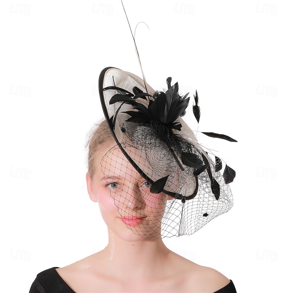 Accesoriu de Păr Pene Nuntă Serată Elegant Nuntă Cu Pene Diadema Articole Pentru Cap 2025 - $31.99 –P5