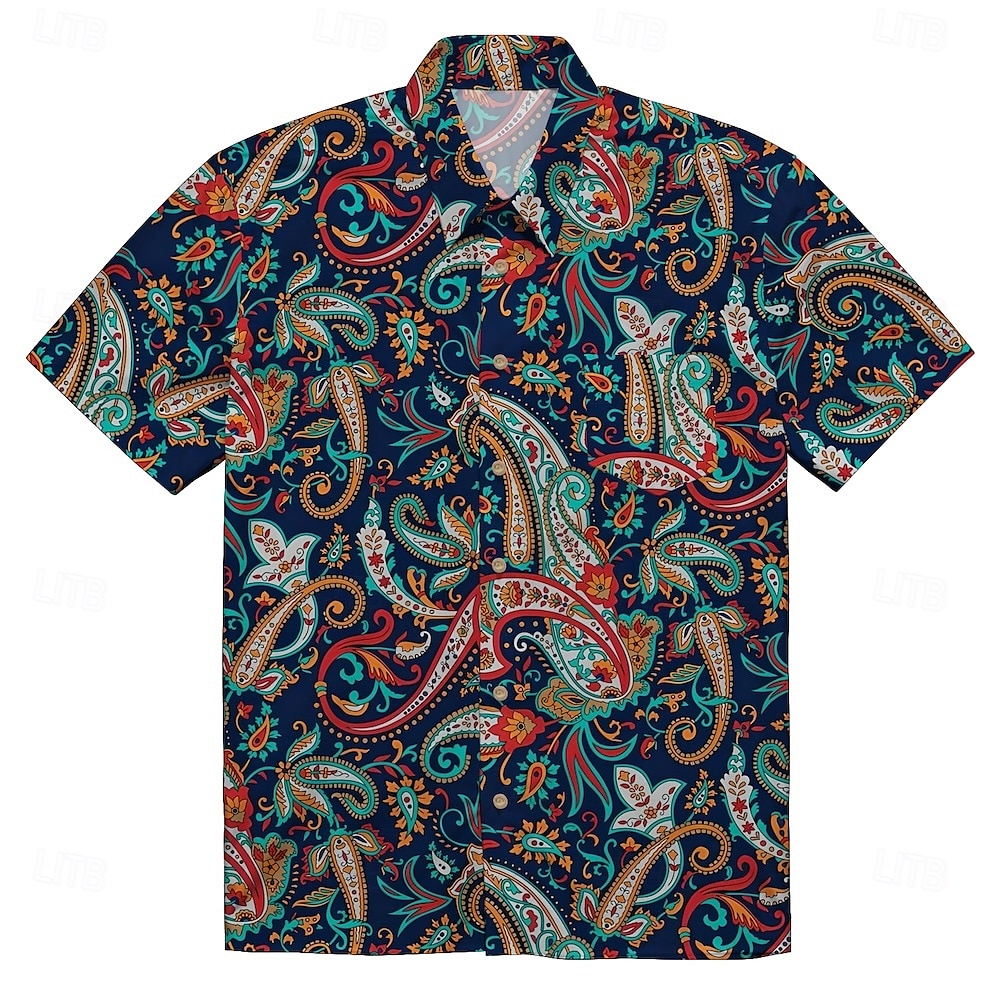 Retro 70. léta Tričko Aloha košile Hippie Disko Květinový Sedmikráska Pánské Plesová maškaráda Dovolená Párty Pride Parade Dospělé Tričko 2025 - $17.99 –P5