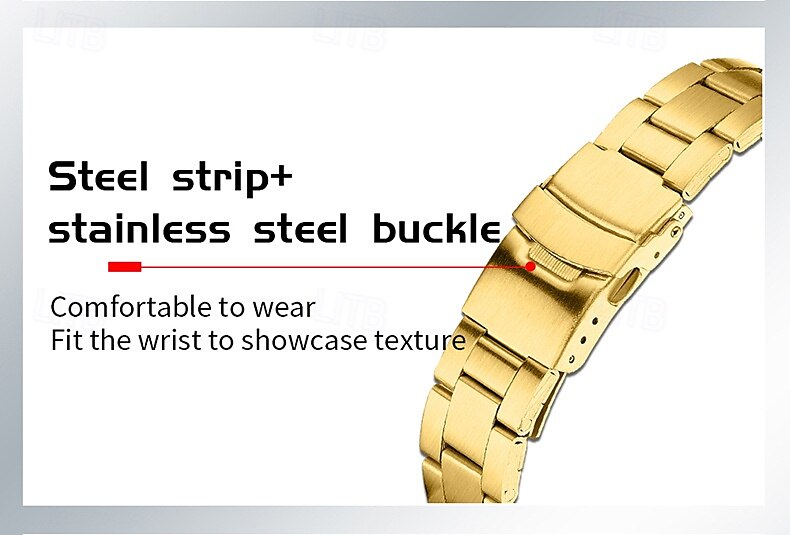 SANDA 3265 Men's Quartz Watch Simple and Fashionable Large Dial Night Light Waterproof Band Calendar Wristwatch 2025 - $34.99 –P16