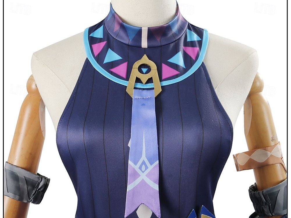 Genshin Impact Cosplay Citlali Anime Cosplay kostyme Drakter Cosplay-drakter Karneval Maskerade Ytelse Fest Frakk Skjørte Hansker Til Dame Voksne 2025 - $74.99 –P11
