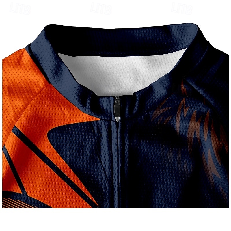 Homens Camisa para Ciclismo Tigre Manga Curta Moto Camiseta Camisa / Roupas Para Esporte com 3 bolsos traseiros Ciclismo de Montanha Secagem Rápida Design Anatômico Capilaridade Respirável Esportes de 2026 por $28.99 –P5
